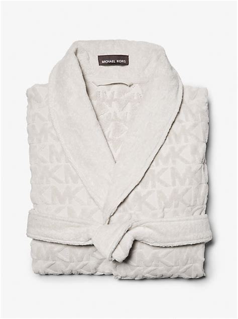 robe michael kors dentelle|Logo Cotton Terry Robe .